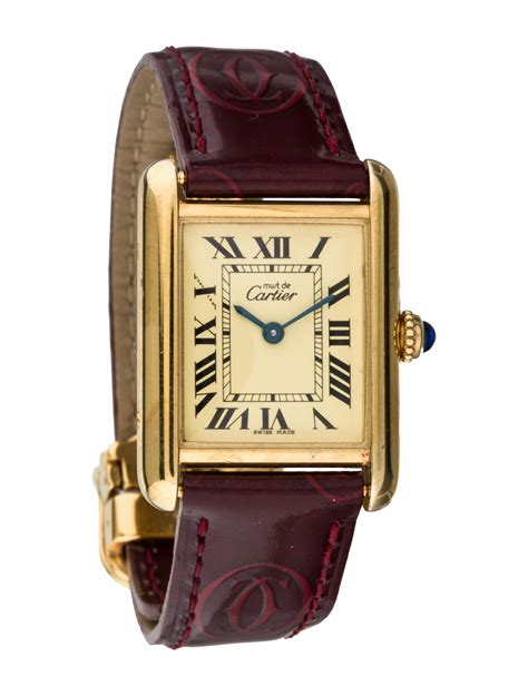 cartier de tank|cartier tank must price.